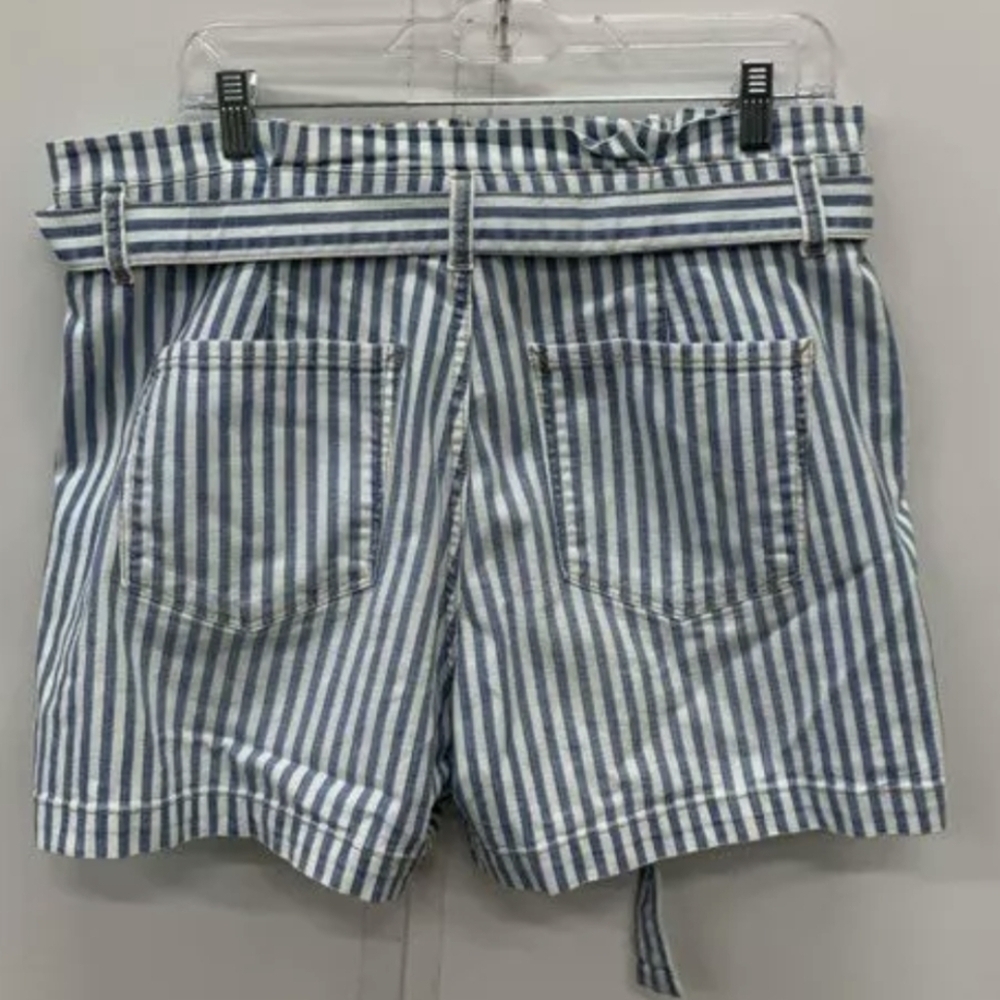 NWT A New Approach Women Blue White Shorts Size 12 - Picture 5 of 5